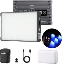 C5R RGBWW Video Panel Light, RGB Camera Light with 14 FX Special Effects, Dim...