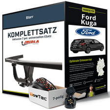 Für FORD Kuga II Typ DM2 Anhängerkupplung starr +eSatz 7pol uni. 05.2012-jetzt