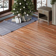 Stick DIY Wood Grain PVC Self-Adhesive Flooring 5 ㎡ Deluxe 36 Piece Set 