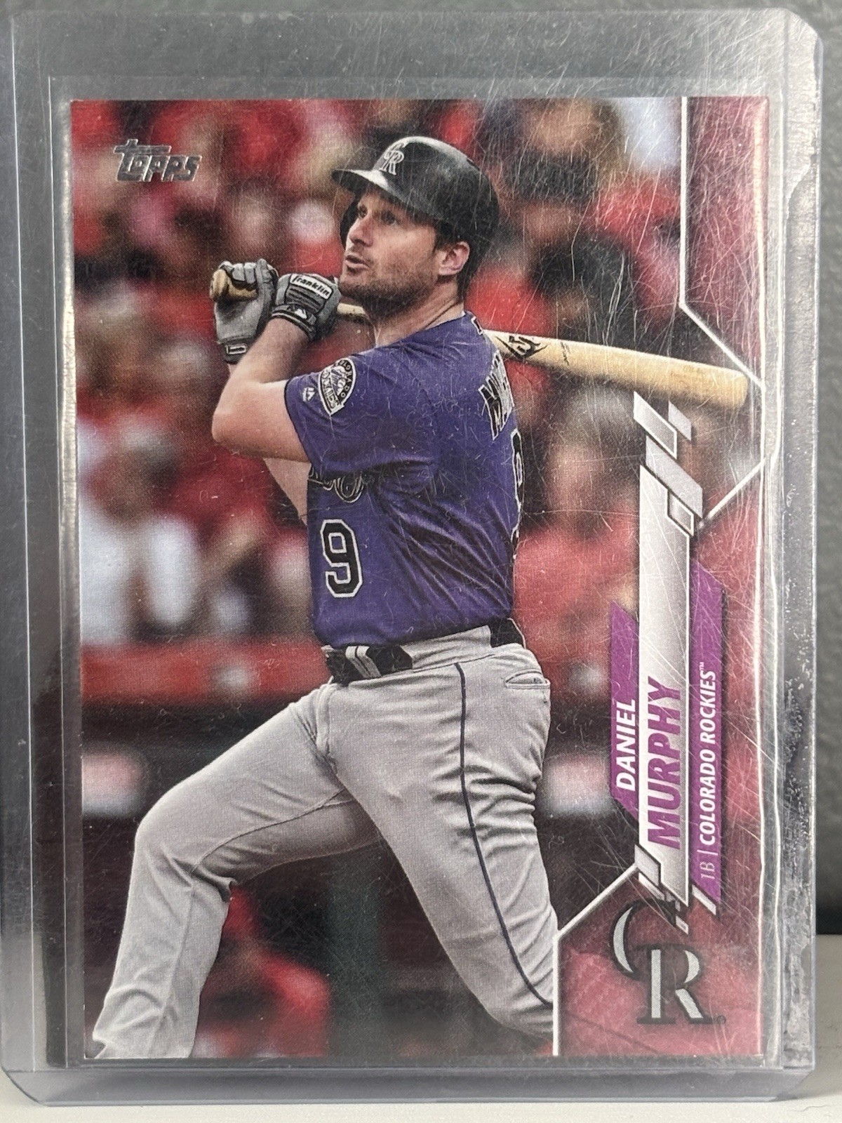 2020 Topps Daniel Murphy Rockies 33/50 #116