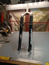 1-1/8 26" Manitou Six Fork 100mm Travel 110mm Axle Disk & Stud Mounts Take Off