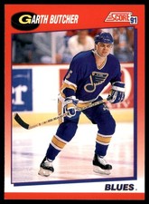 1991-92 Score Canadian Bilingual #24 Garth Butcher
