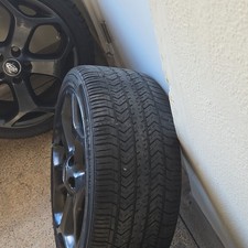 Ford Focus St 225 2007 4 X Gloss Black Wheels In Fair Condition Sraff ST16 3RL