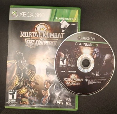 Mortal Kombat Vs. DC Universe - Microsoft Xbox 360 Tested Working No Manual