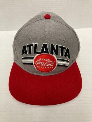 Atlanta Coca Cola Drink Coca Cola In Bottles BB Style Hat Gray & Red 2021