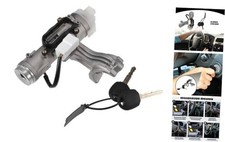 Ignition Lock Cylinder with Keys No.819001GB00 - for Kia Rio 2006-2009 Metal