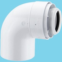 Viessmann Bogen 87° Konzentrisch Ø 60/100 - Weiß - Nr. 7373226