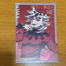 Demon Slayer Kimetsu no Yaiba ANIPLEX Online Lottery Douma Postcard