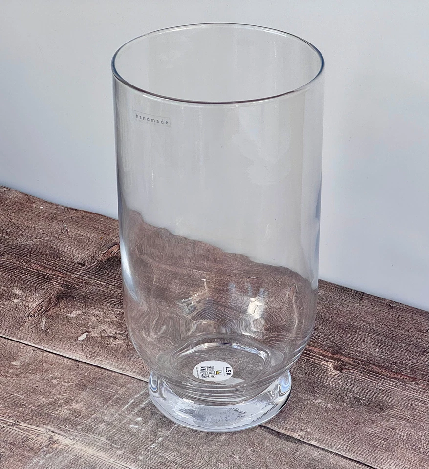 LSA Large Clear Glass Lantern Candle Holder - Image 2 of 2