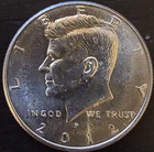 JFK HALF DOLLAR - 2012 P - VERY LOW MINTAGE - NIFC - UNC - FREE SHIPPING