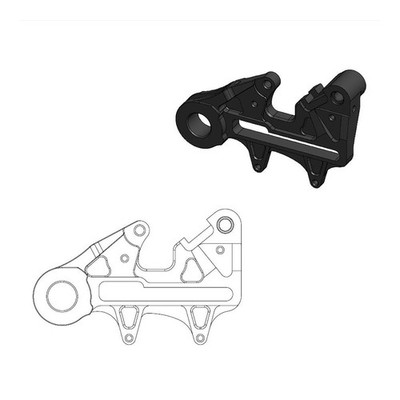 Moto-Master Bremssattel-Adapter hinten (für: Husqvarna FE 501 4T 22 hinten )