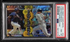 1999 Finest Refractor Both Right & Left Tony Gwynn Wade Boggs #C2 PSA 8 HOF 5xl