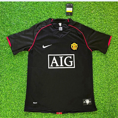 Nike Manchester United Cristiano Ronaldo #7 AIG Men's Soccer Jersey L Black