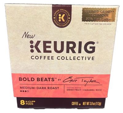 CEO)　割栗石(茶)　300kg Keurig Coffee Collective Bold Beats Medium Dark Roast K Cups 8 ct