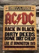 AC/DC Sight & Sound Collection Box Set CD DVD New Sealed 3 Disc Set Donnington!!