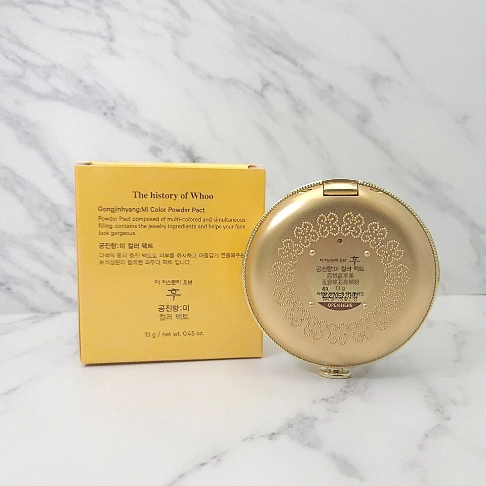 The history of Whoo Gongjinhyang: Mi Color Powder Pact 13 g / 0,45 oz. K-Beauty Foto 2 de 4