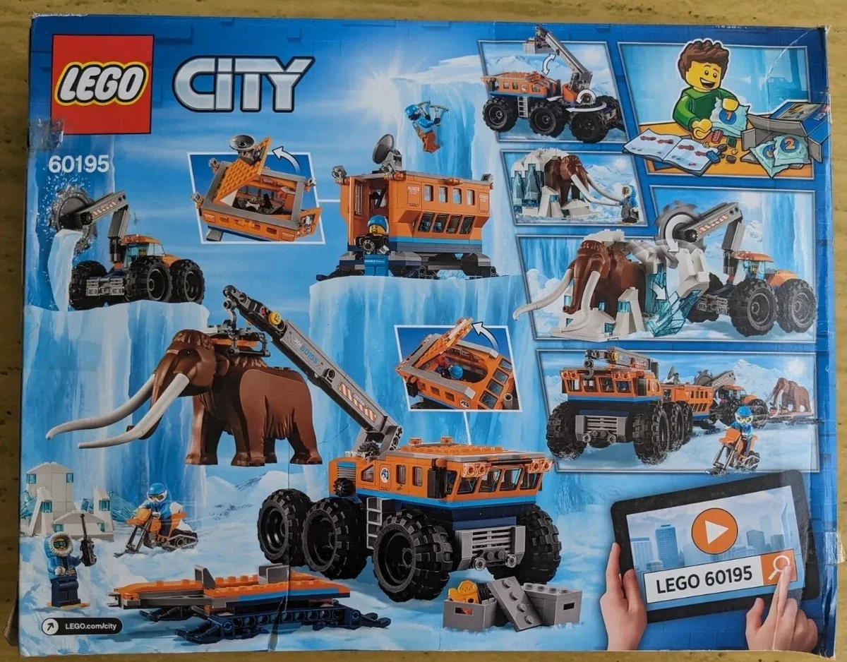 LEGO CITY Artic Mobile Exploration Base 60195 Mammoth Retired