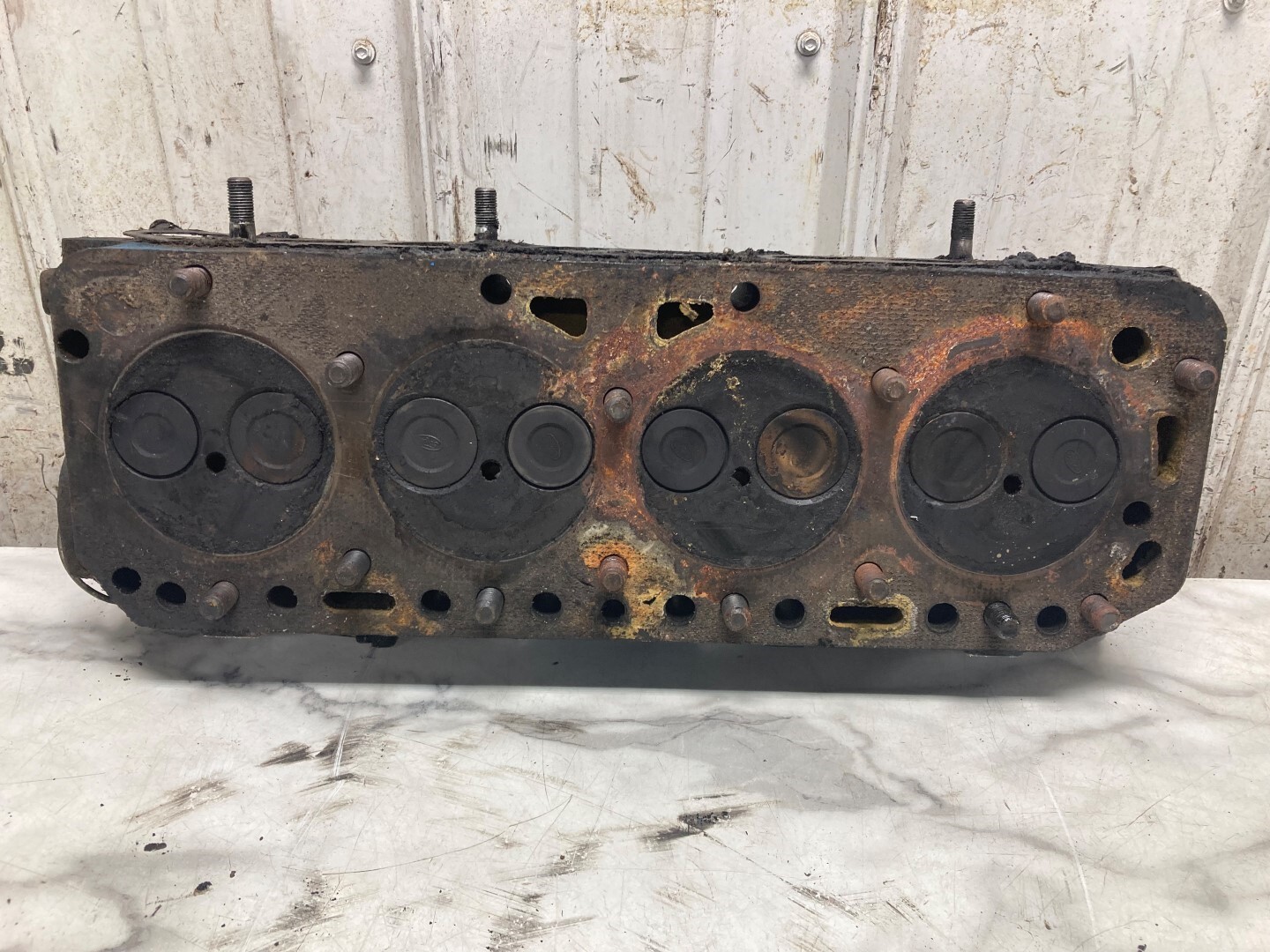 Ford 4000 diesel tractor engine cylinder head eBay