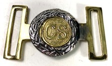 CIVIL WAR CS CSA CONFEDERATE OFFICER BELT BUCKLE