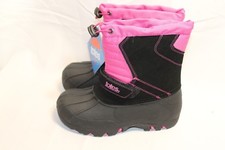New big Girls Black/Pink Totes "Josie" Winter Snow Boots