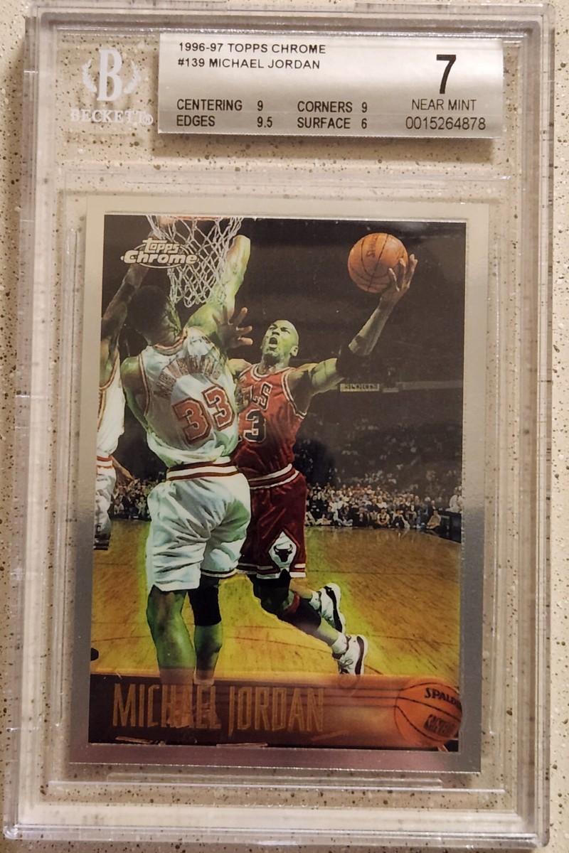1996 Topps Chrome#139 Michael Jordan 1996-97 Topps Chrome #139 Michael Jordan Graded 7 | eBay