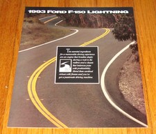 Original 1993 Ford Svt F-150 Lightning Truck Sales Brochure