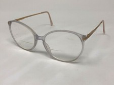 LIZ CLAIBORNE LC119 Eyeglasses Frame Petite 50-16-130 Clear/Gold Matte L490
