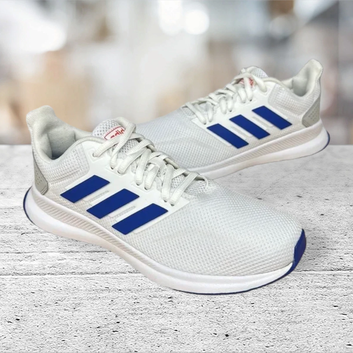 Adidas Runfalcon Collegiate Navy White/Blue/Gray Mens 11 Adidas Runfalcon Collegiate Navy for sale | eBay main image 4