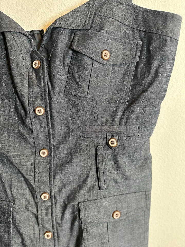 Arden B. Shift Solid Dress Size Large - Image 2 of 4