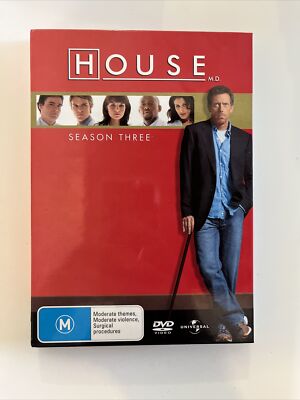 House Season 3 (6 Disc Set, DVD, 2006) VGC
