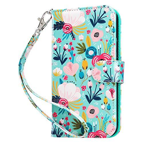 ULAK Custodia iPhone 12,Cover Flip Portafoglio iPhone 12 Pro con Porta (P8c)