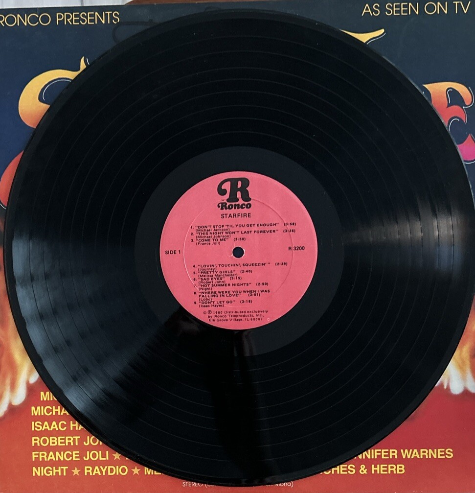 1980 Ronco Records Star Fire Original Hits Vinyl Album | eBay