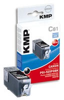 Kmp Patrone C81 Kompatibel Mit Canon PGI-525PGBK Pixma Ip4850 Ip4950 Ix6550 MG51