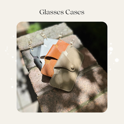 Premium Soft PU Leather Glasses Case with Hook - Convenient, Secure Holder