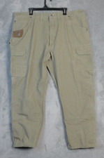 Wrangler Riggs Ranger Double Knee Ripstop Cargo Pants Bark Beige Men's 44x30