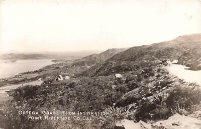 LP60 near Santa Barbara California Inspiration Point Ortega Grade RPPC Postcard