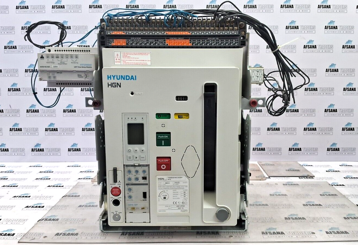 HYUNDAI ACB HGN08A3B M2C2S269H AFV2 AIR CIRCUIT BREAKER WITH DRAW