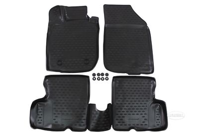 Gummimatten Gummi Fußmatten Für Dacia Duster 2WD 2011-2015 4-Tlg