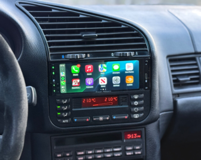 #ad Single DIN Apple Carplay Android Auto Headunit Kit for BMW E36 E34 $239.00