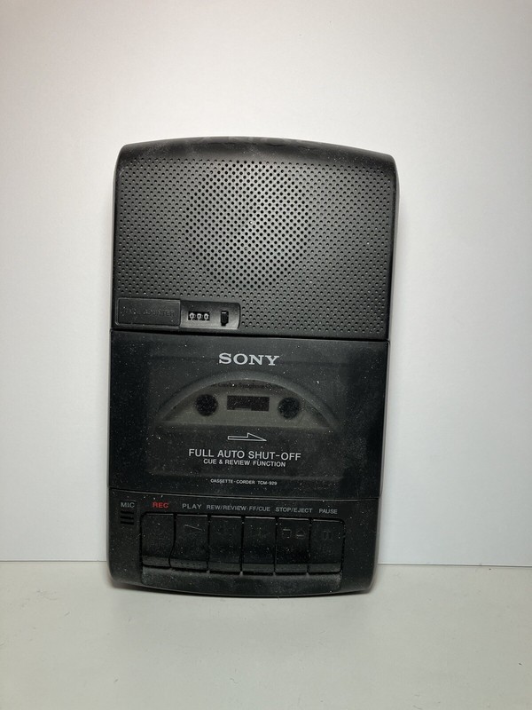 Vintage SONY Cassette Recorder Portable Tape Player TCM-929 WORKS