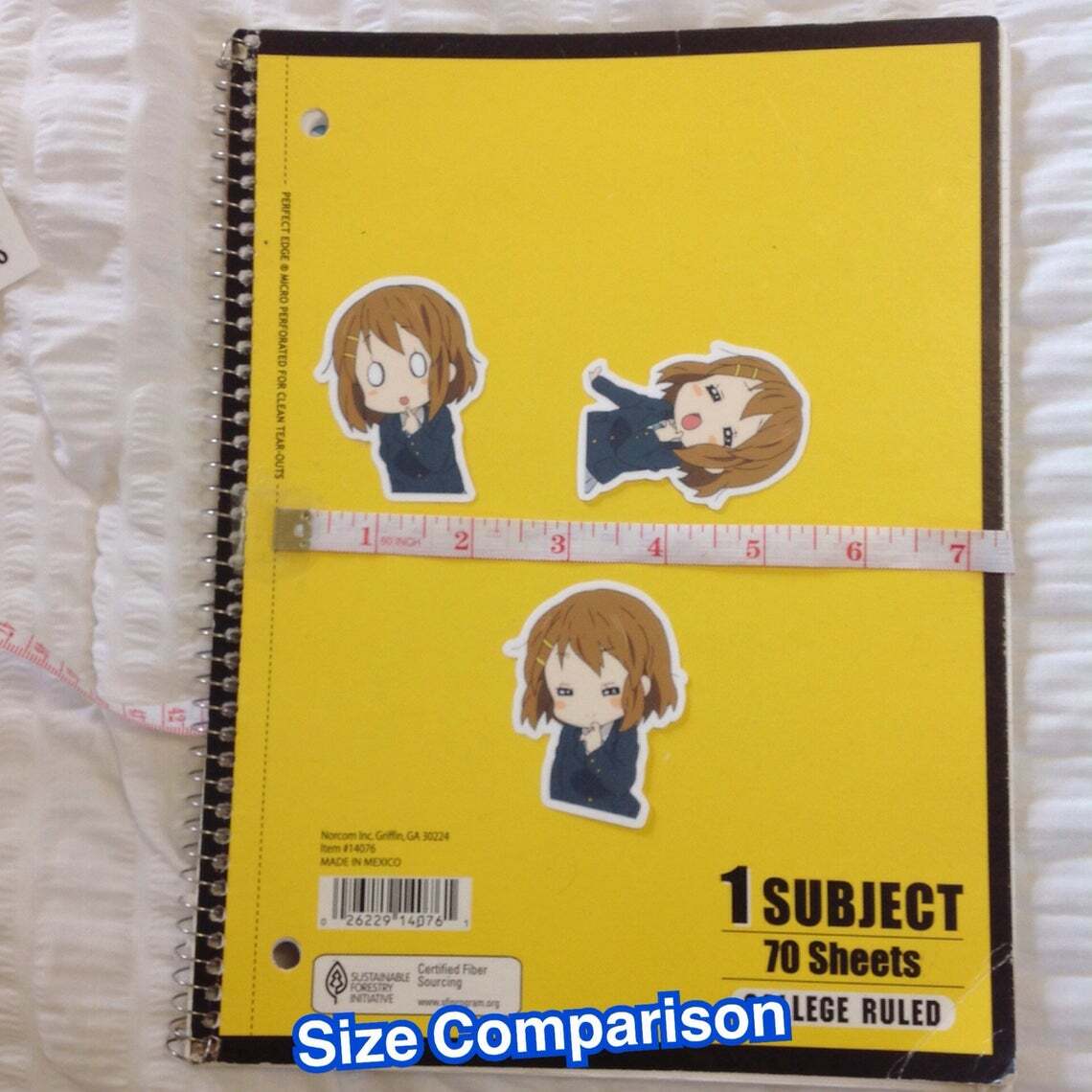 Kayonari Sticker Japanese Anime K-ON! Yui's 3 PCS Sticker Pack | Waterproof Laptop ...