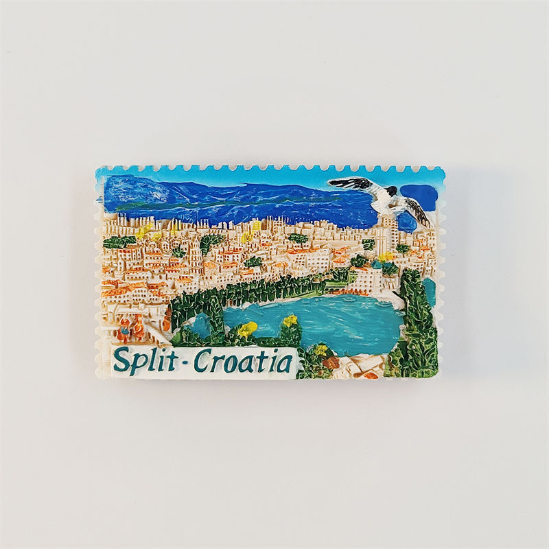Split Croatia Fridge Magnet Refrigerator Sticker Home Decor Resin Souvenir Gift