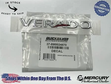 Mercury OEM Verado Top Cowling Airdam Cap Decal-Part#: 8M0024870