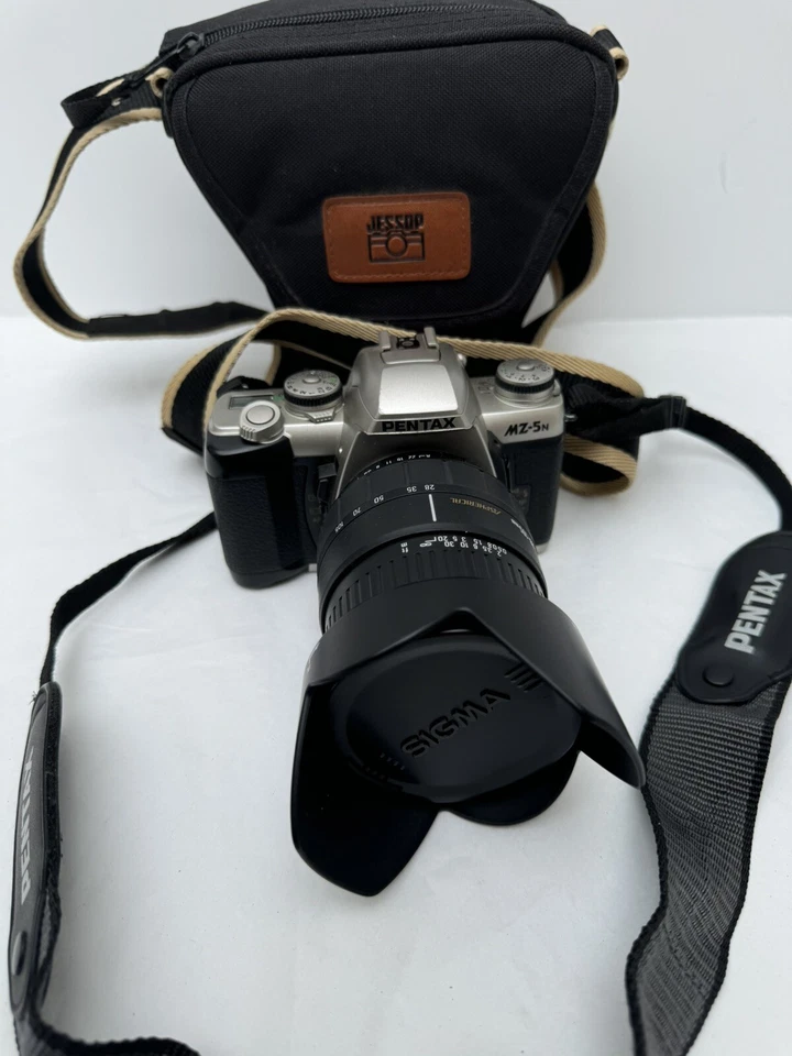 Cámara fotográfica Pentax MZ 5n SLR 35 mm lente Sigma asférica de 28 a 105 mm de colección Foto 2 de 4