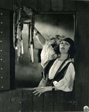 Retrato histórico de Pola Negri vampiro de sangre gitano original 7x9 foto de la era silenciosa