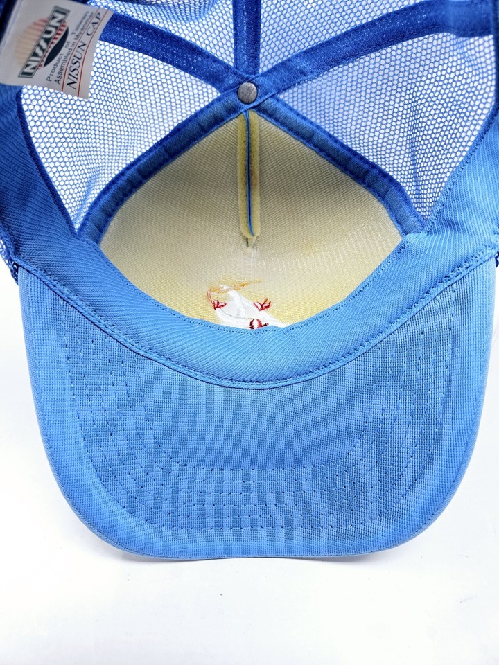 Vintage Lost love NYC Atlanta Braves Style Trucker Hat Cap Blue FAST