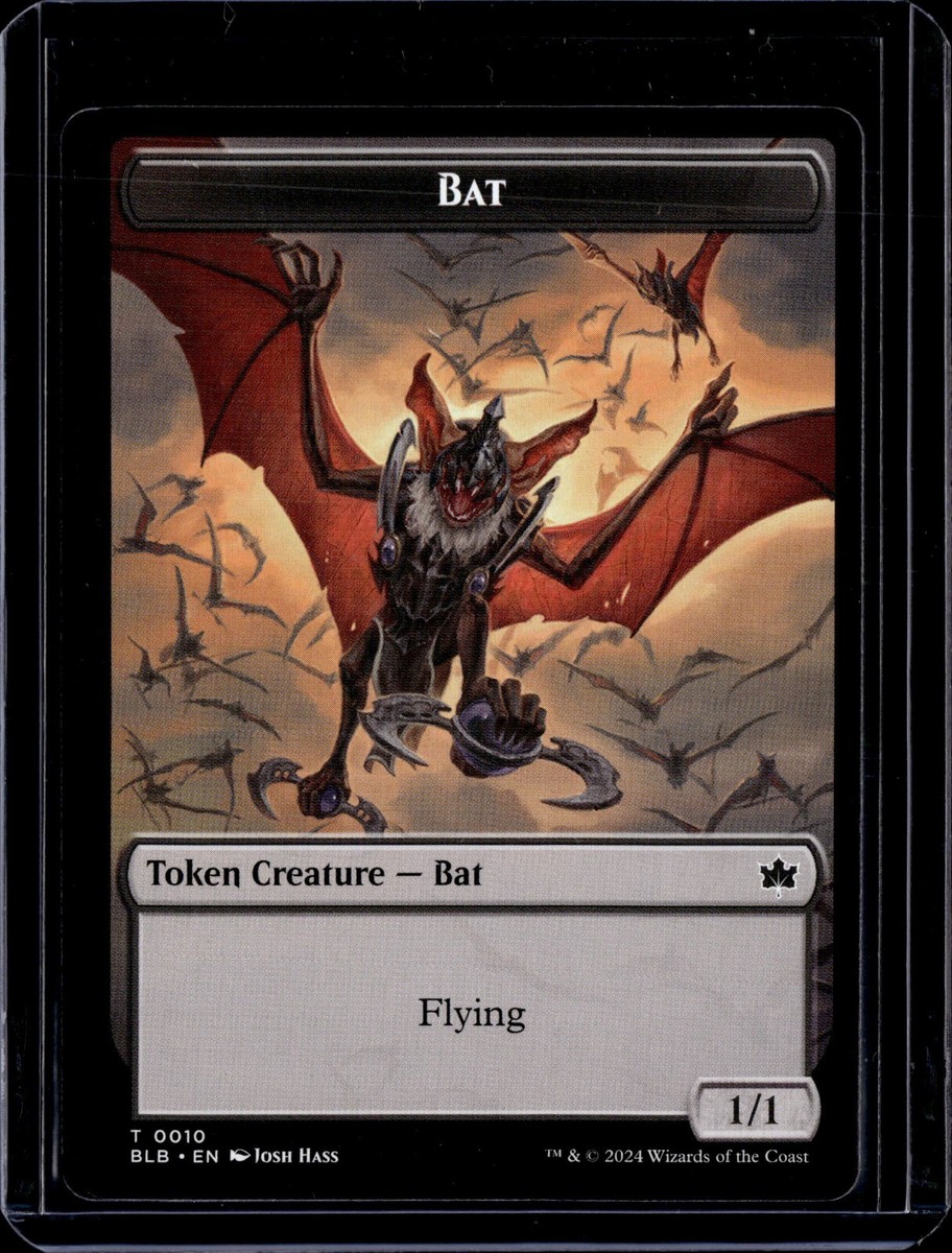 mtg cards that make bat tokens Magic The Gathering - Outlaws of Thunder Junction Bat token (1/2) - Time