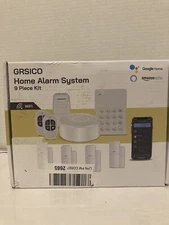 Alarm System for Home Security, GRSICO 9 Piece Motion Smart System Google Alexia