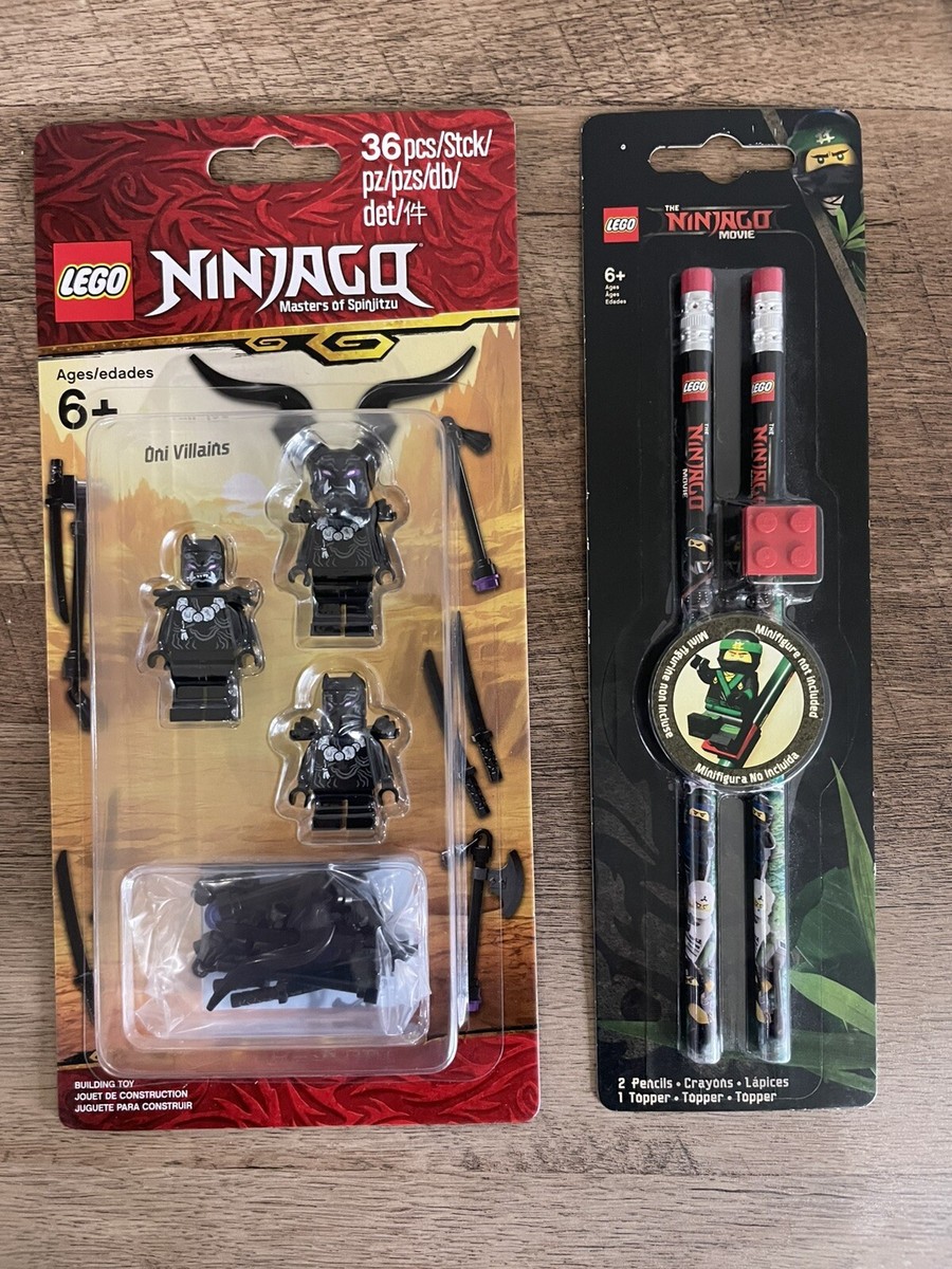 ニモ！ NIP Lego Ninjago Oni Villains Pack The Ninjago Movie Pencil Eraser