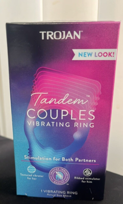 TROJAN Vibrations Tandem Couples Fun Pleasure Vibrating Ring, Personal  Massager | eBay